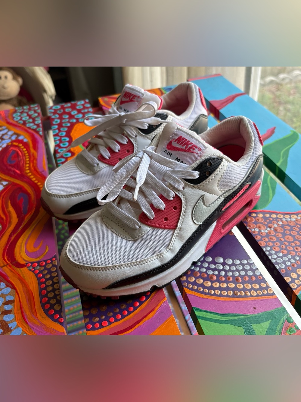 Nike Air Max 90 Women's Athletic Sneakers Aster Pink US Size 6.5